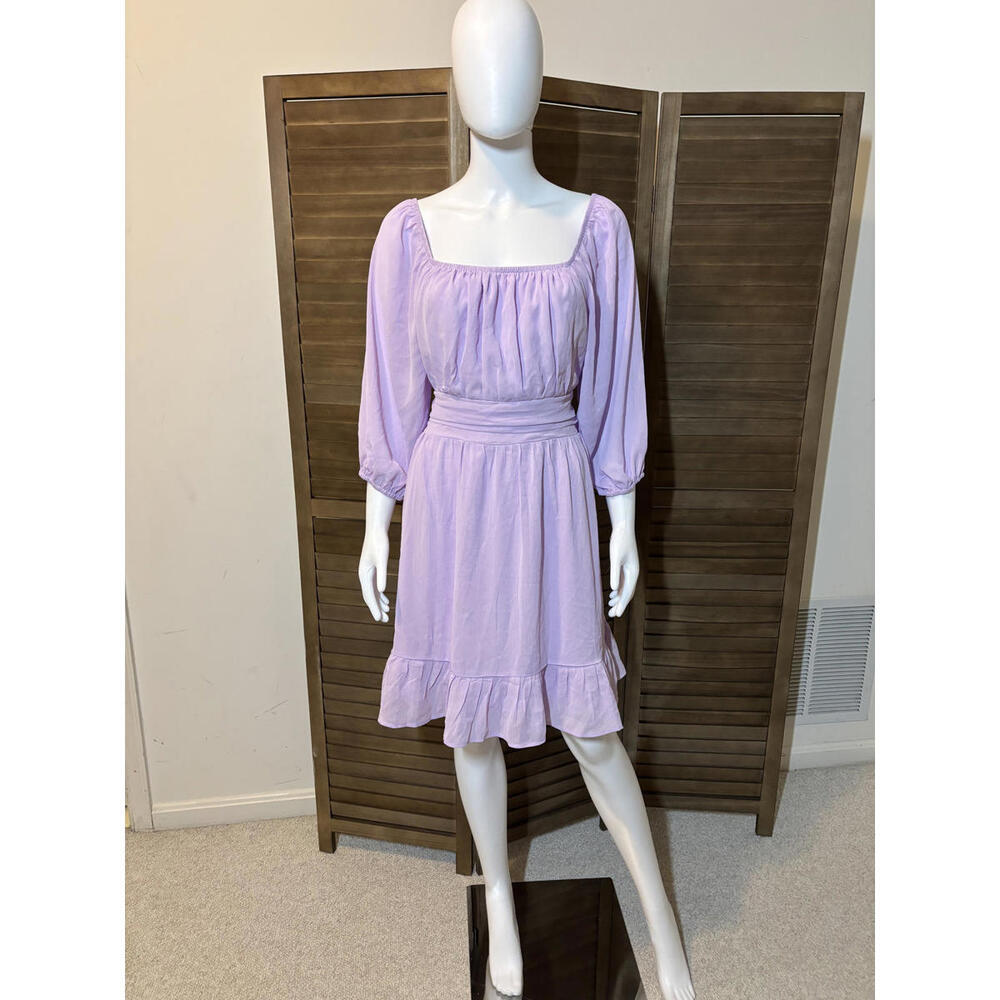 Lilac Ruffle Dress